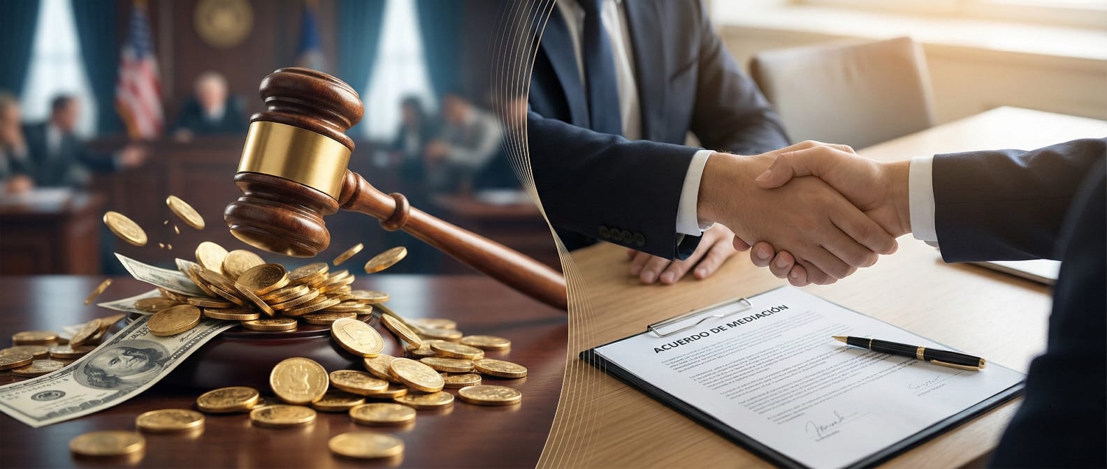 Mediación vs Juicio legal en Ecuador: Ahorro de dinero y resolución de conflictos en PRO-ACUERDO.
